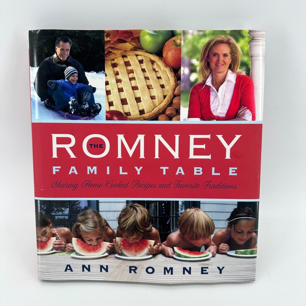 The Romney Family Table Ann Romney Hardcover Cookbook Recipes Traditions